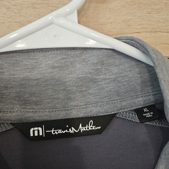 Travis Mathew Cloud Quarter Zip Jacket XL Grey - Picture 2 of 5